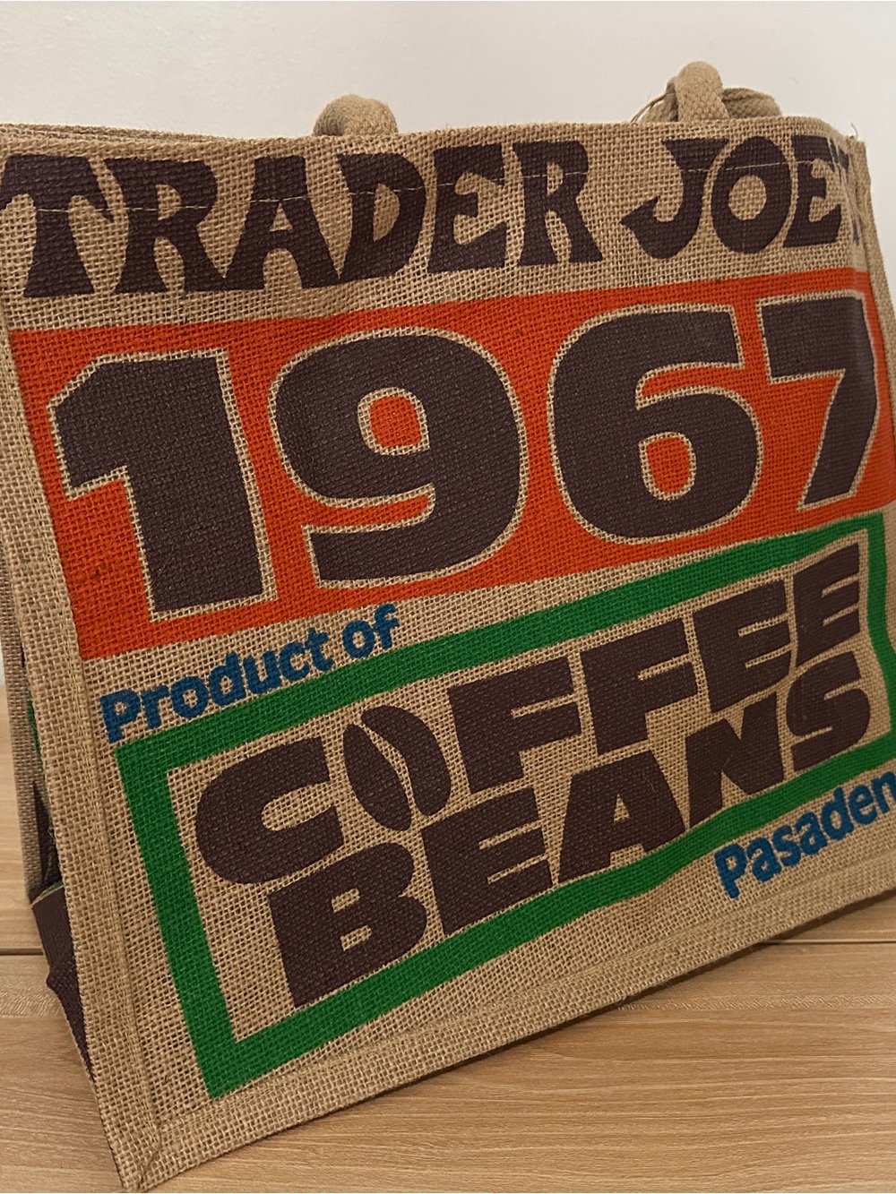 TRADER JOES COLLECTABLE - 1967 COFFEE BEAN BAG